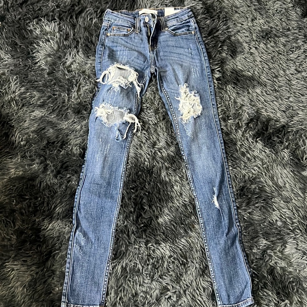 Eunina skinny distressed jeans